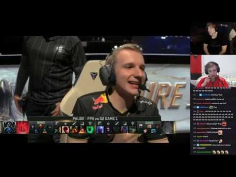 LS and Nemesis commentate FPX vs G2 - Game 1 - Finals, Worlds 2019