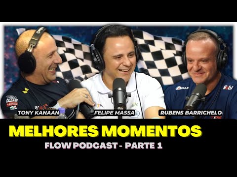 FELIPE MASSA, TONY KANAAN e RUBINHO BARRICHELLO - FLOW - MELHORES MOMENTOS - PARTE 01