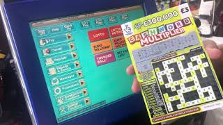 How to check scratch card on lottery machine for win by shop assistant