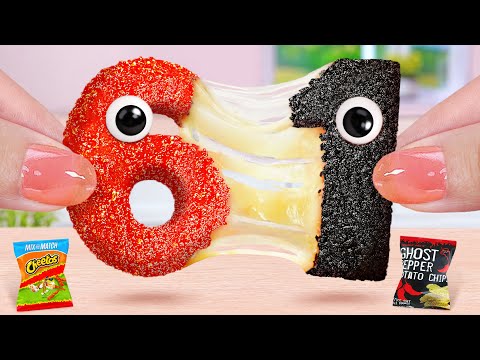 Best Of Food 😍 How To Cook Mini 61 Number Chicken Nuggets Recipe 😍 Tina Mini Cooking