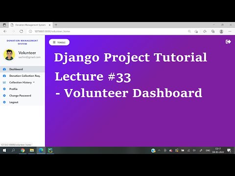 33 Python Django Project Donation Management System || In Hindi