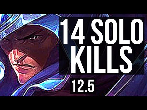 TALON vs KARTHUS (MID) (DEFEAT) | 14 solo kills, 2.8M mastery, Legendary | EUW Master | 12.5