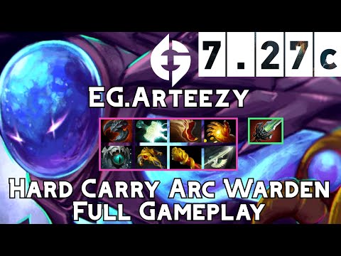 Arc Warden | EG.Arteezy | Hard Carry Arc Warden Full Gameplay | 7.27c Full Gameplay