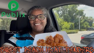 PUBLIX SWEET PEACH HEAT CHICKEN TENDER REVIEW #THEREVIEWQUEEN @Publix