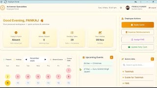 Complete Employee portal with FMS Dashboard 