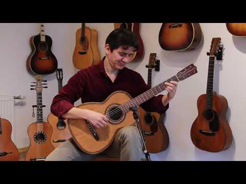 Salvador Ibanez "Ramon Jimenez" classical guitar ~1900 amazing historical guitar, Torres style+video image 15