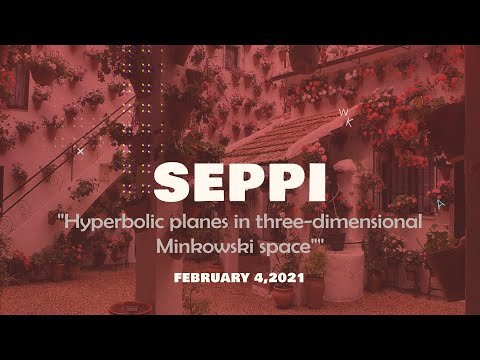 Andrea Seppi, Hyperbolic planes in three-dimensional Minkowski space