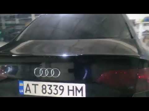 Спойлер HongHang (ABS, Черный Глянец) Video 1