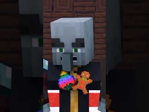 Hell's Coming' With Me/Poor Poison  *Minecraft villager VS pillager animation* #minecraft