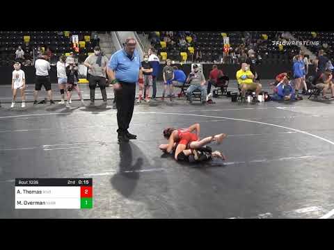 65 Lbs Quarterfinal - Alexa Thomas, Ringers Wrestling Club Vs Madyn Overman, Nebraska Wrestling Ac