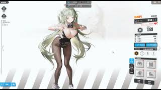 勝利女神妮姬 索達:閃亮兔女郎 立姿胸部晃動 #妮姬 #nikke