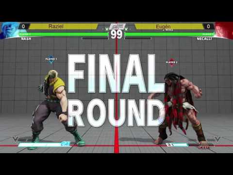 Street Fighter V Launch Tournament Raziel vs Eugene