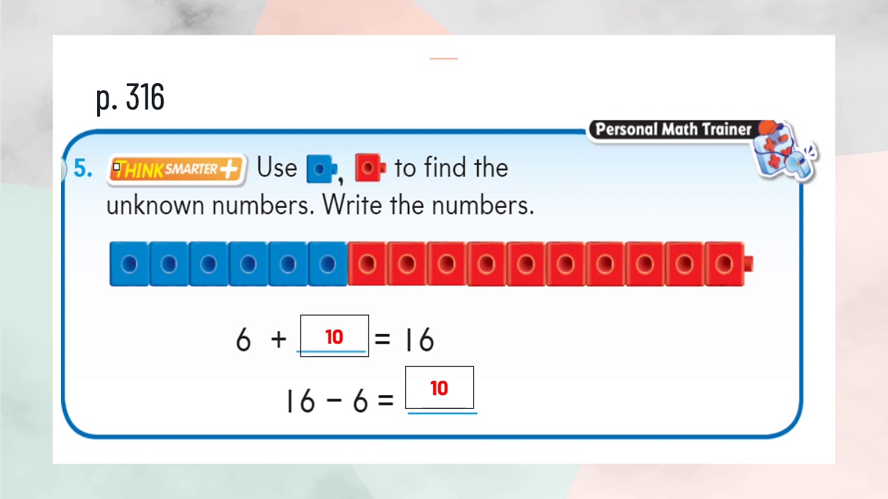 Grade 1: Math Chapter 5 Test/Review