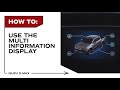 All New Isuzu D Max How To Use The Multi Information Display