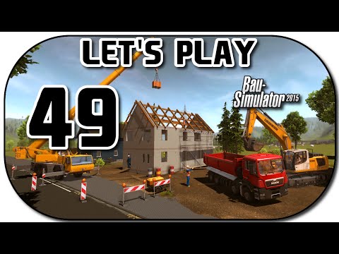 Let's Play Bau-Simulator 2015 Part 49 Flutlichtmasten für das Stadion #1