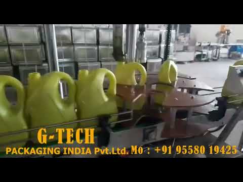 Fully Automatic Edible Oil Jar Filling Machine