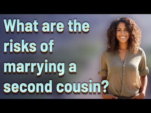 What are the risks of marrying a second cousin?