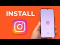 How To Install Instagram App On Android Phone