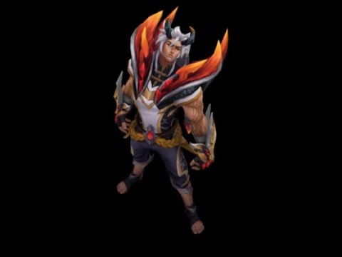 Obsidian Dragon Sett (Tenfold Triumph) Chroma - League of Legends 2023