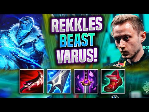 REKKLES IS A BEAST WITH VARUS! - G2 Rekkles Plays Varus ADC vs Jhin! | Patch 11.22