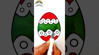 Happy Easter Egg Coloring #shorts #shortsvideo  #coloringpages #coloringpages  #easter #easter2025