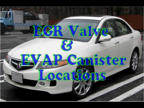 Acura TSX EVAP canister location