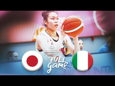 Japan v Italy | Full Basketball Game | FIBA U19 Women's Basketball World Cup 2023