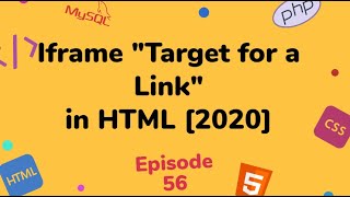 HTML iFRAME TARGET | Use iframe as a target for a link🔥 | Link Target iFrame [ 2020 ] | in [ HINDI ]