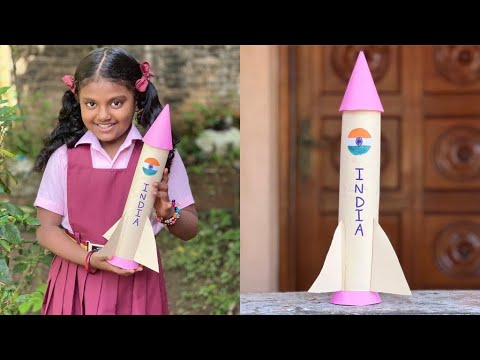 How To Make a Paper Rocket/Easy Rocket Making With Paper/Diy Rocket/Moonday Craft #paperrocket