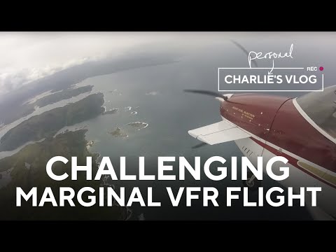 Challenging marginal VFR flight across the Western Isles of Scotland