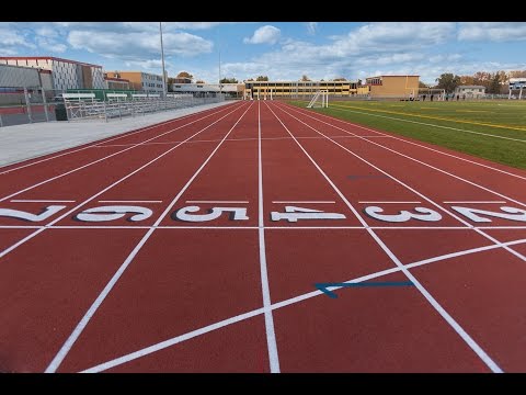 Carpell Surfaces | Stobitan athletics track installation - certified IAAF Class 1