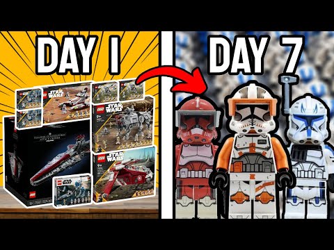 I Spent 7 DAYS Building a LEGO CLONE ARMY!