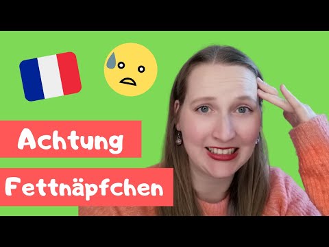 French faux pas - faux pas you should avoid!