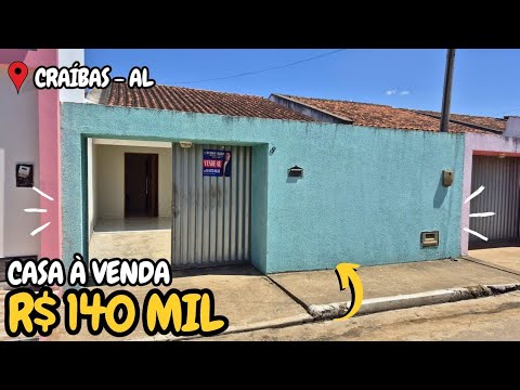 CASA À VENDA EM CRAÍBAS ALAGOAS BRASIL $140MIL
