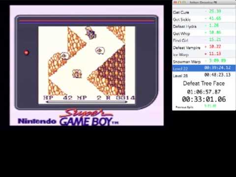 Final Fantasy Adventure (Seiken Densetsu/Mystic Quest) RTA 00:59:51