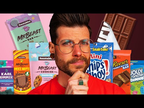 MrBeast vs. Your Favorite Snacks | Should You Be Eating Feastables?