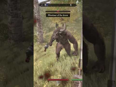 Oblivion ReMastered  - Attacked by a Minotaur! #oblivionremastered #xboxone #gaming