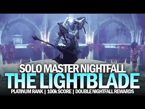 Solo 1580 Master Nightfall The Lightblade [Destiny 2]
