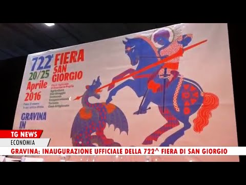 TG News Tele Appula - Gravina: Inaugurazione ufficiale della 722° Fiera di San Giorgio