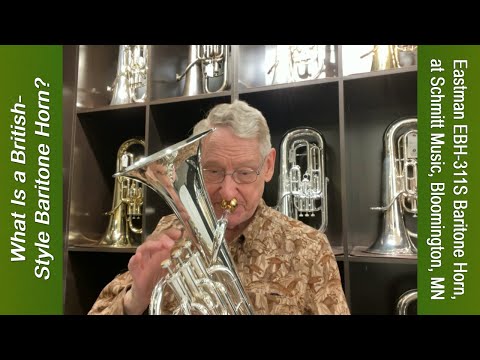 Eastman EBH 311S Baritone Horn - Demonstration & Talk about Baritone & Distinction from Euphonium