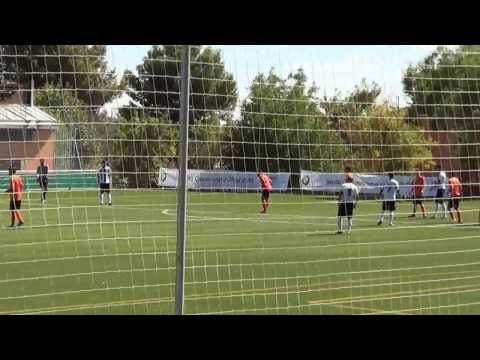 Gol de Joan frente a la ADC Brunete