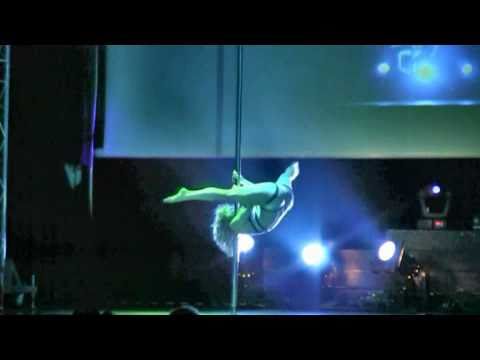 European Pole Dance Champion 2010: Sarah Cavenaile - Belgium