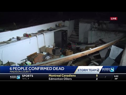 Tornado outbreak causes multiple deaths in Iowa