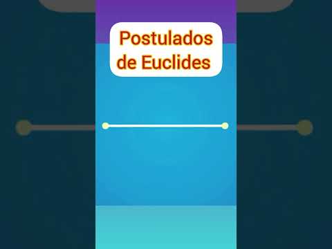 ¿conocías los 5 postulados de Euclides y estas 2 maneras de enunciar el 5to? #shortvideo #short