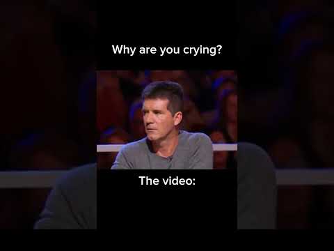 Simon is secretly the best 🫶 #sad #simoncowell #shortsfeed