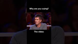 Simon is secretly the best 🫶 #sad #simoncowell #shortsfeed