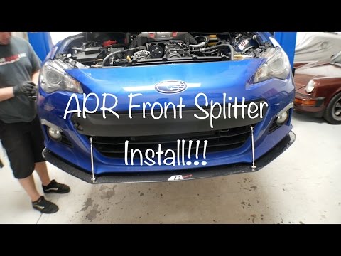 APR Splitter on the Subaru BRZ