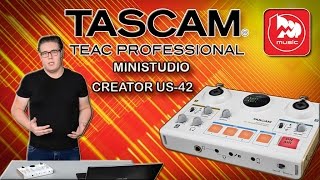 TASCAM MINISTUDIO CREATOR US-42 - звуковая карта/микшер для блогеров