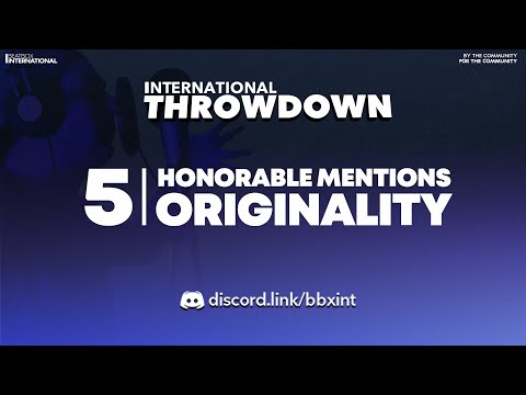 International Throwdown 🌐 | ORIGINALITY | 5 HONORABLE MENTIONS #throwdownwildcard