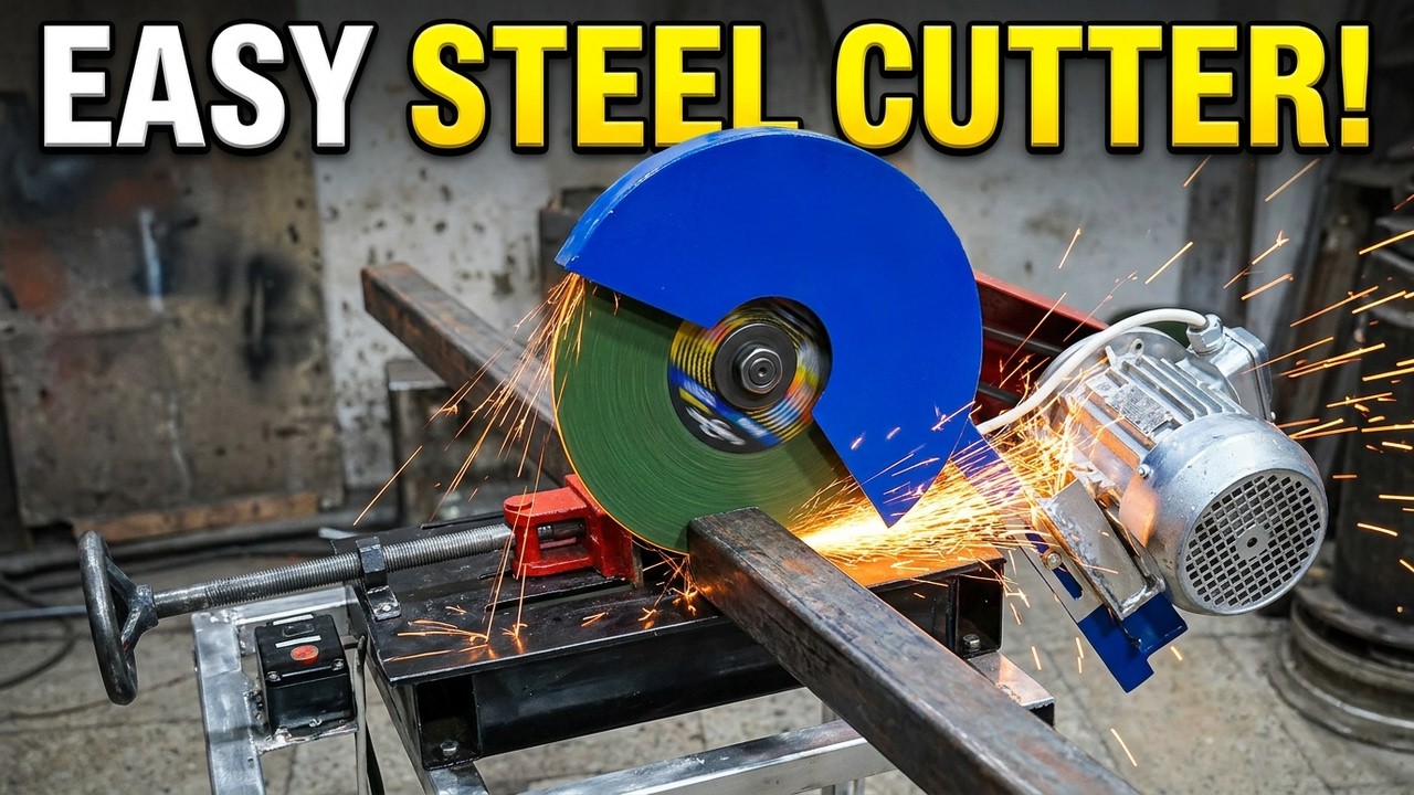 The easiest way to cut steel  Machine build DIY